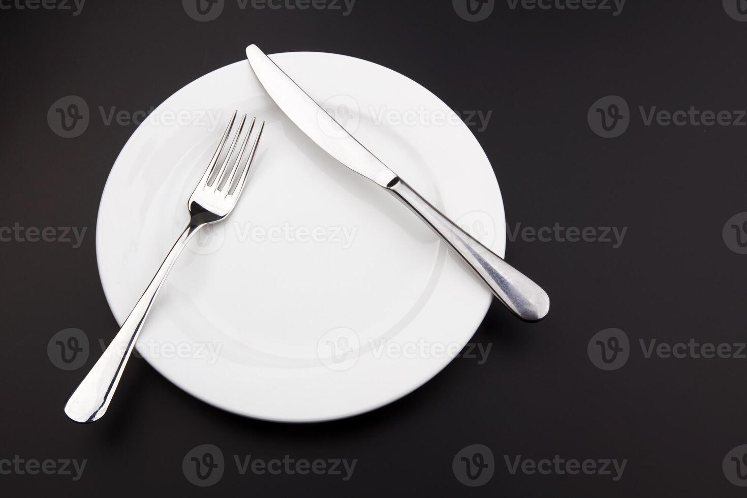 Cutlery with a plate photo