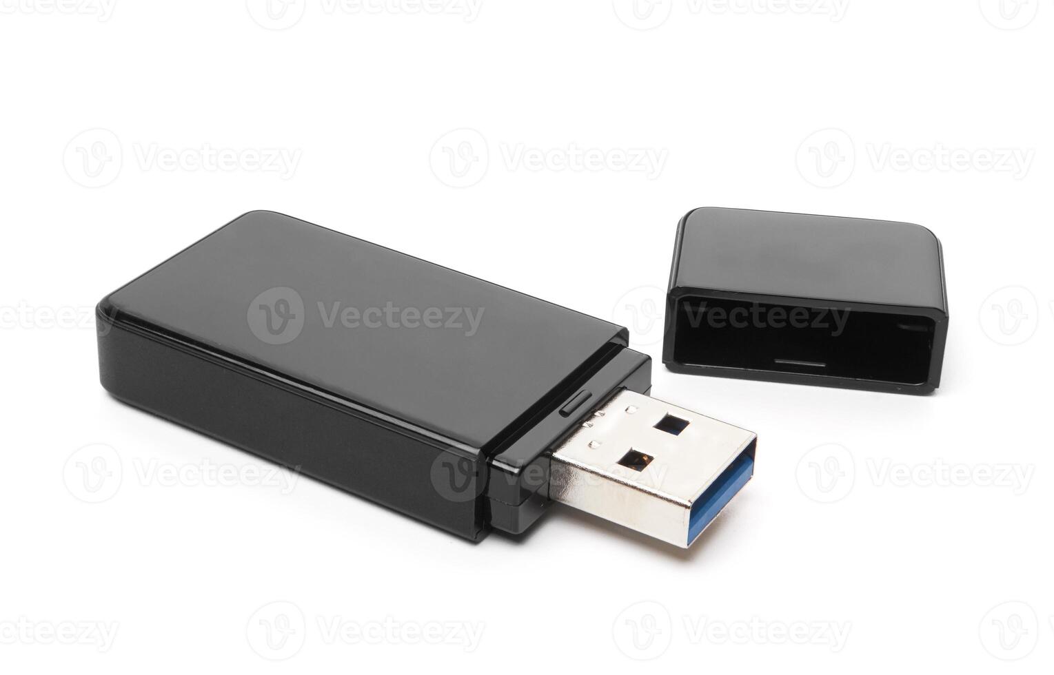 memory stick on white photo