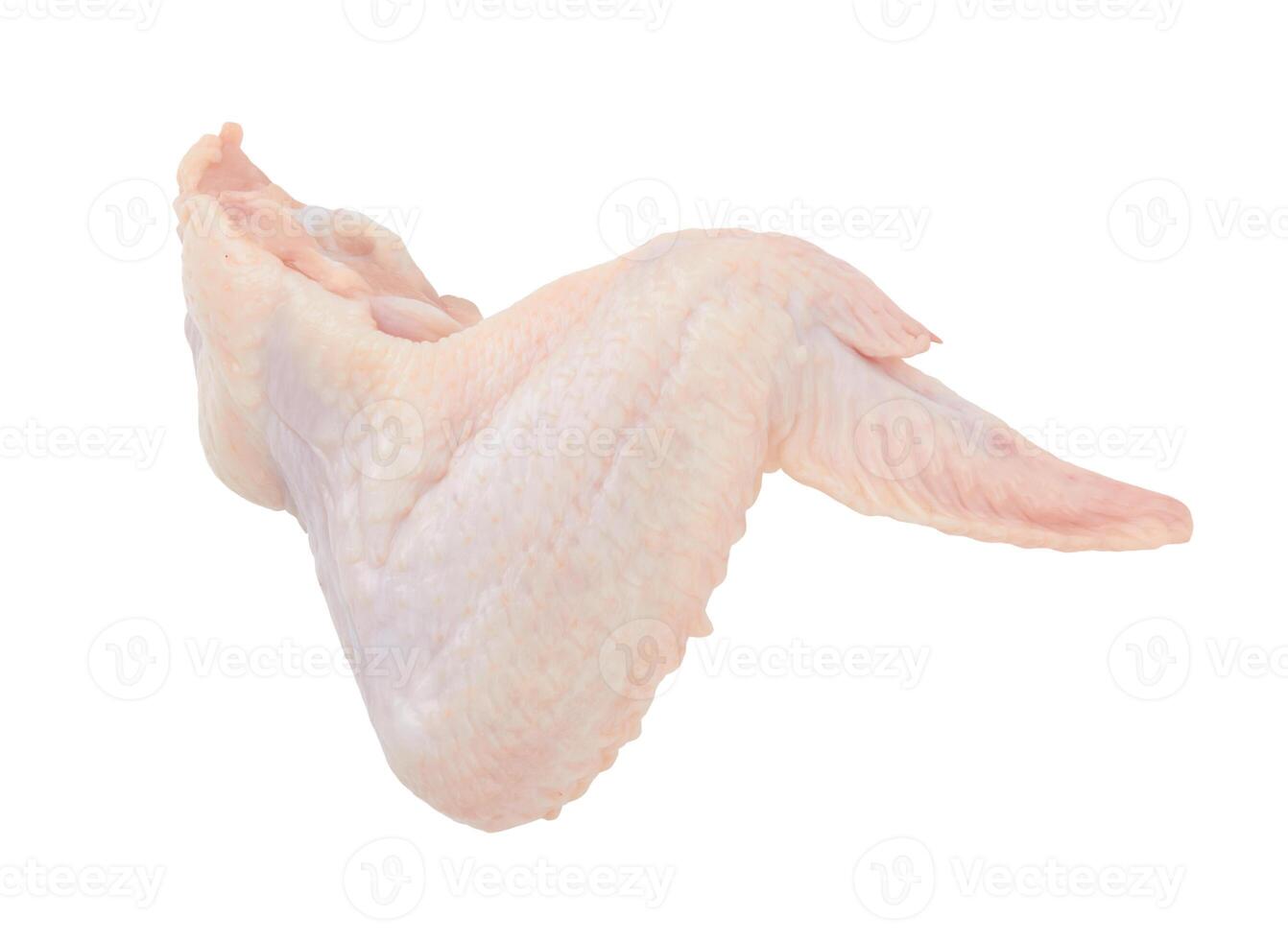 chicken wing on white photo