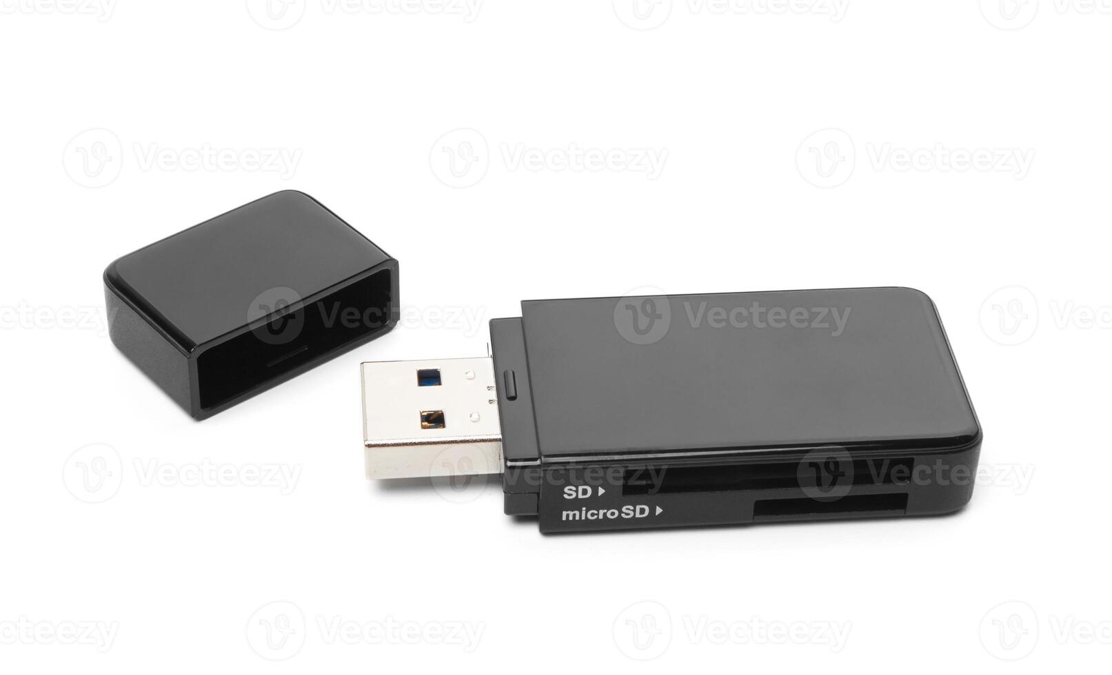memory stick on white photo