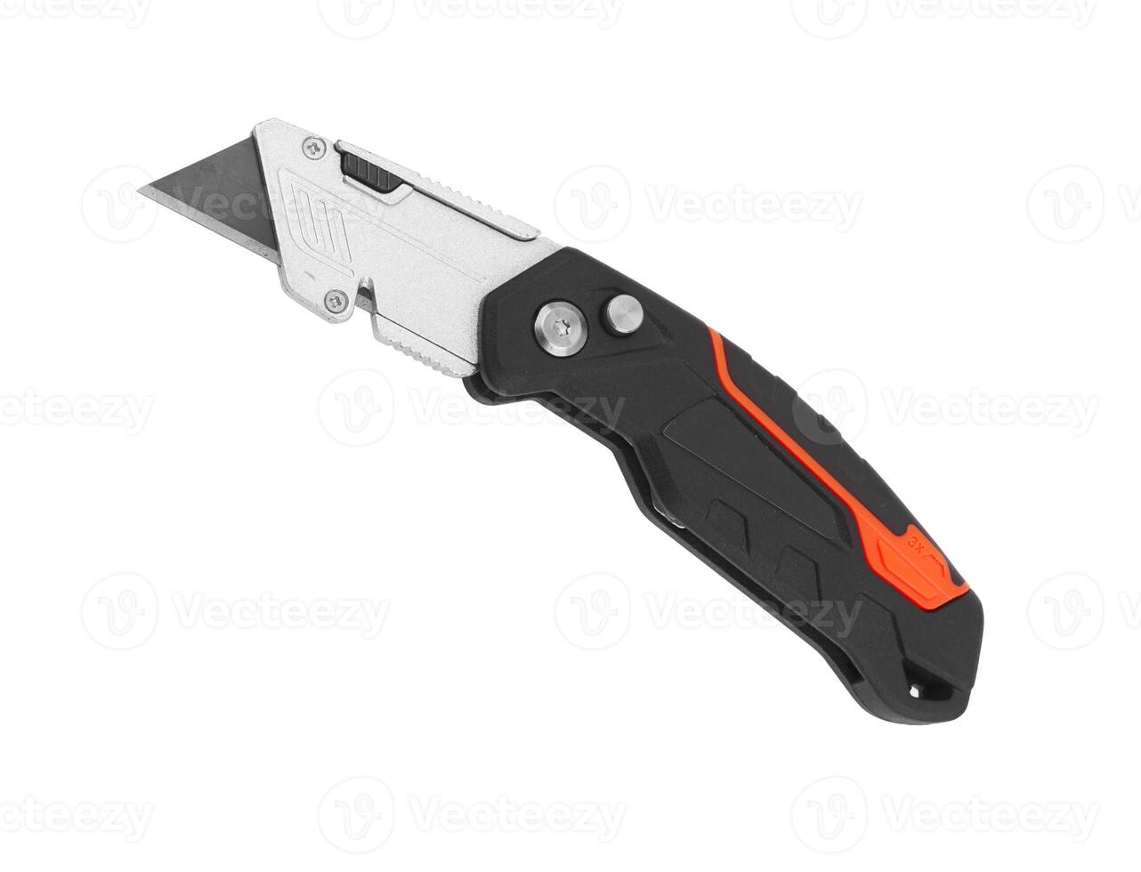 Black utility knife photo