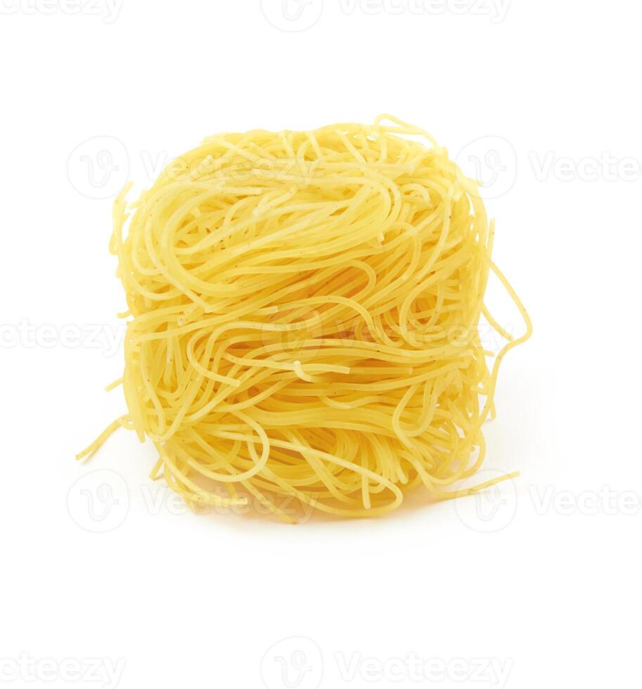 pasta on white photo