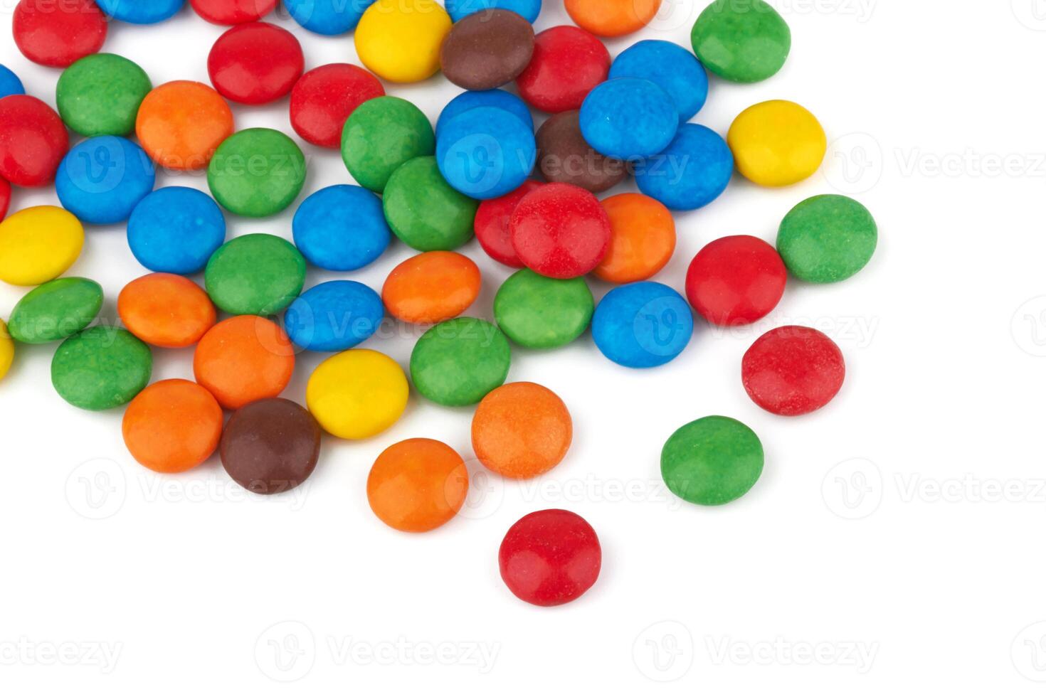candies on white photo