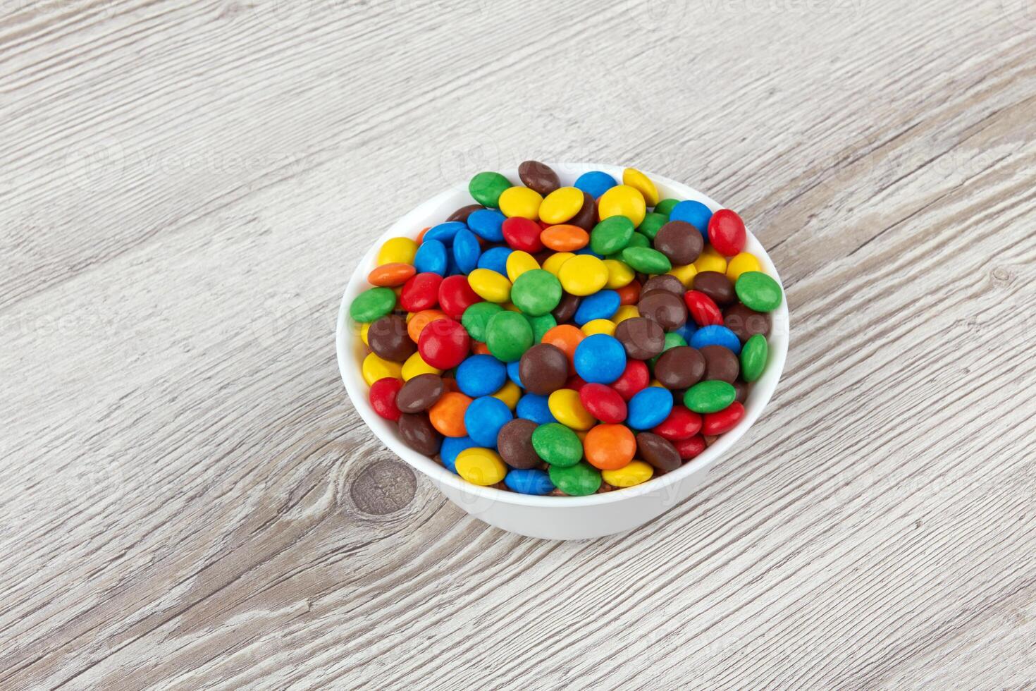 candies on wood photo