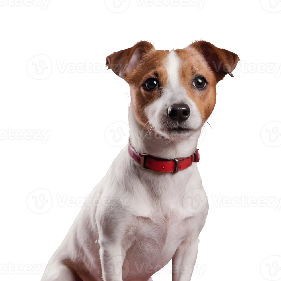 AI generated Transparent background with jack russell terrier isolated png