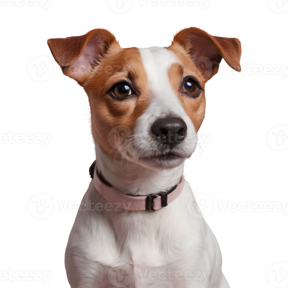 AI generated Transparent background with jack russell terrier isolated png