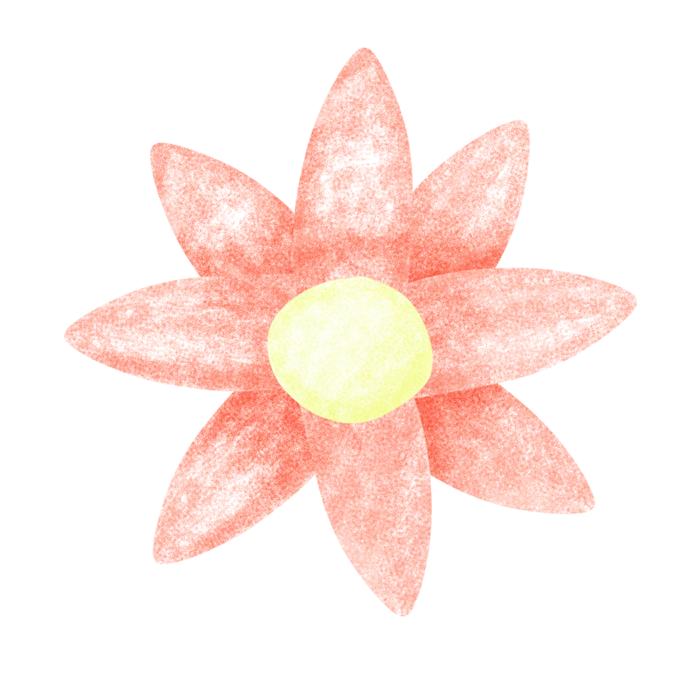 Flower icon on transparent. png