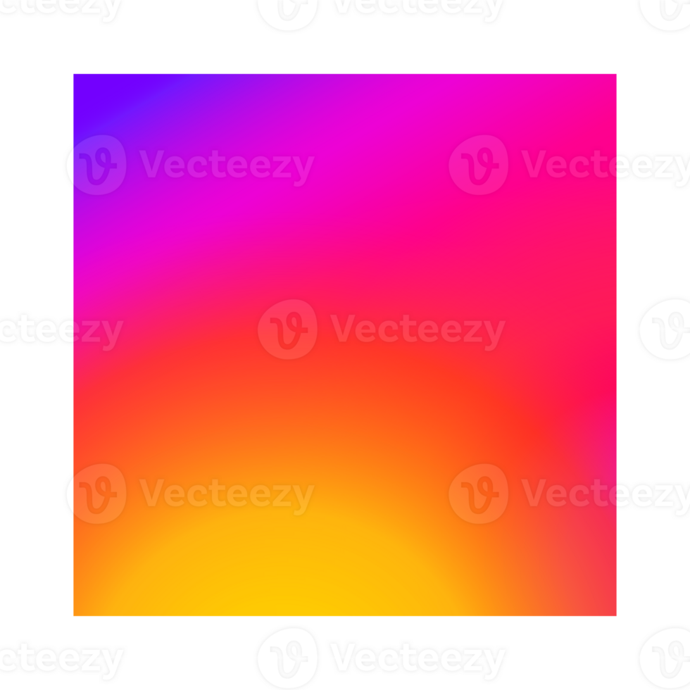 cuadrado suave color degradado icono para ui botón diseño png