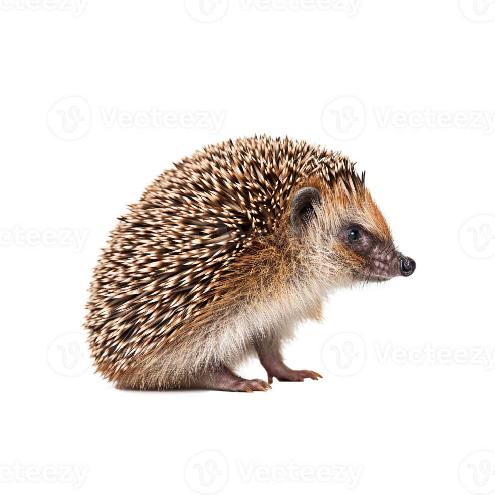 AI generated Cute Hedgehog on a Clean Transparent Background Created With Generative AI Technology png