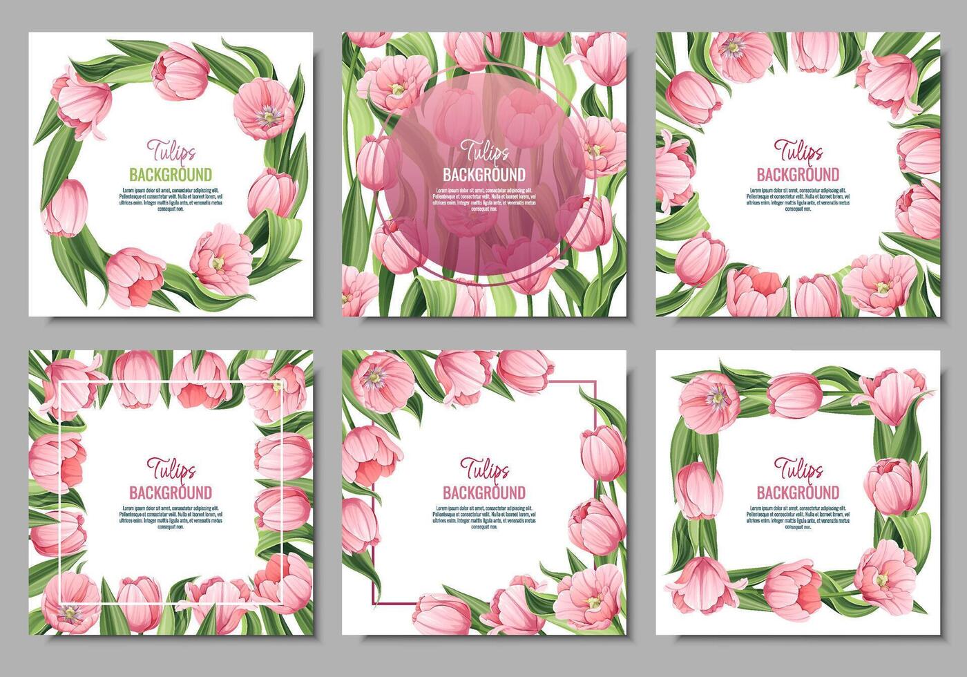 Pink Flowers of Spring | Assorted 8 Card Set Pink Flowers of Spring | Assorted 8 Card Set