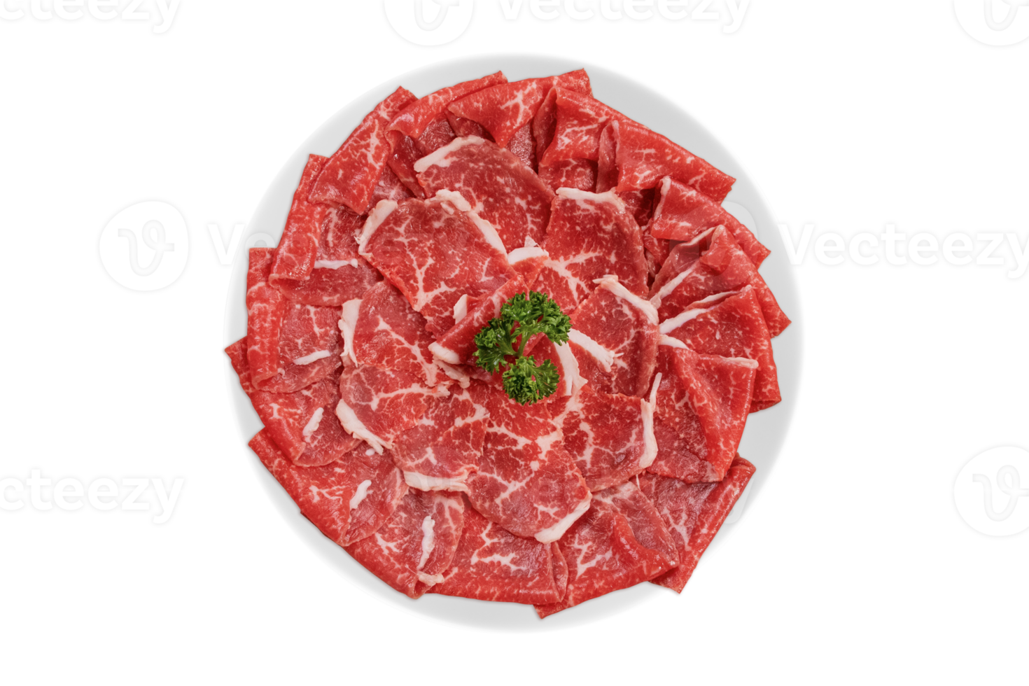 fresh beef raw sliced with marbled texture png