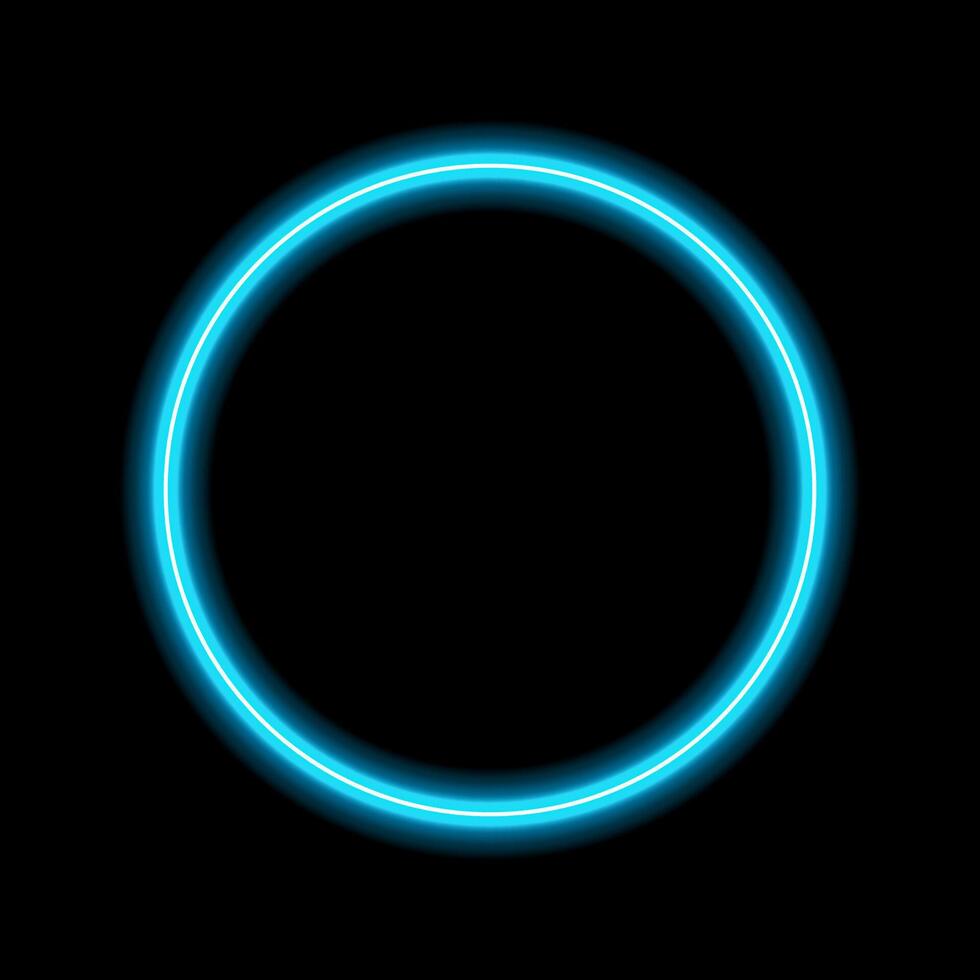 Abstract Circle Neon Background vector