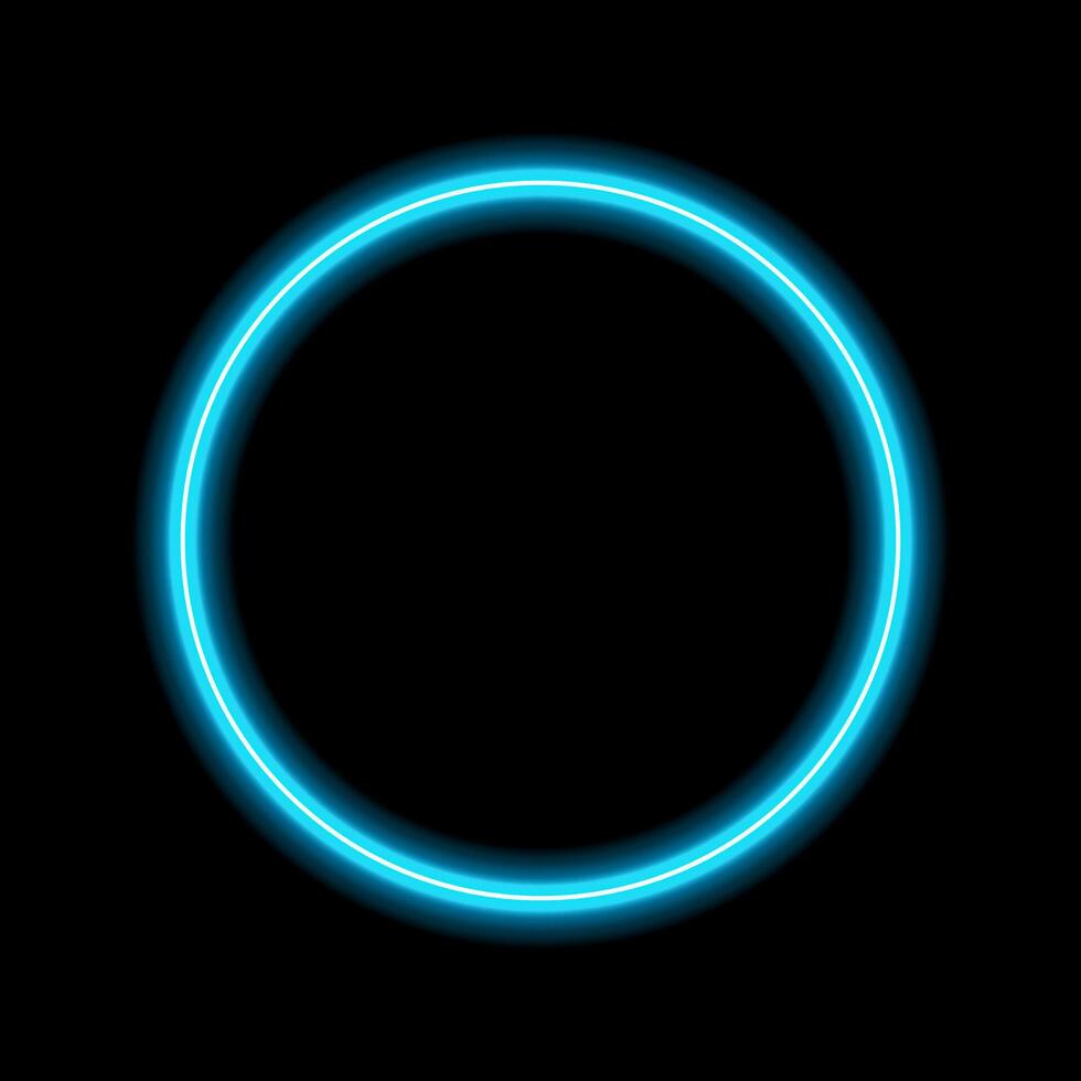 Abstract Circle Neon Background vector