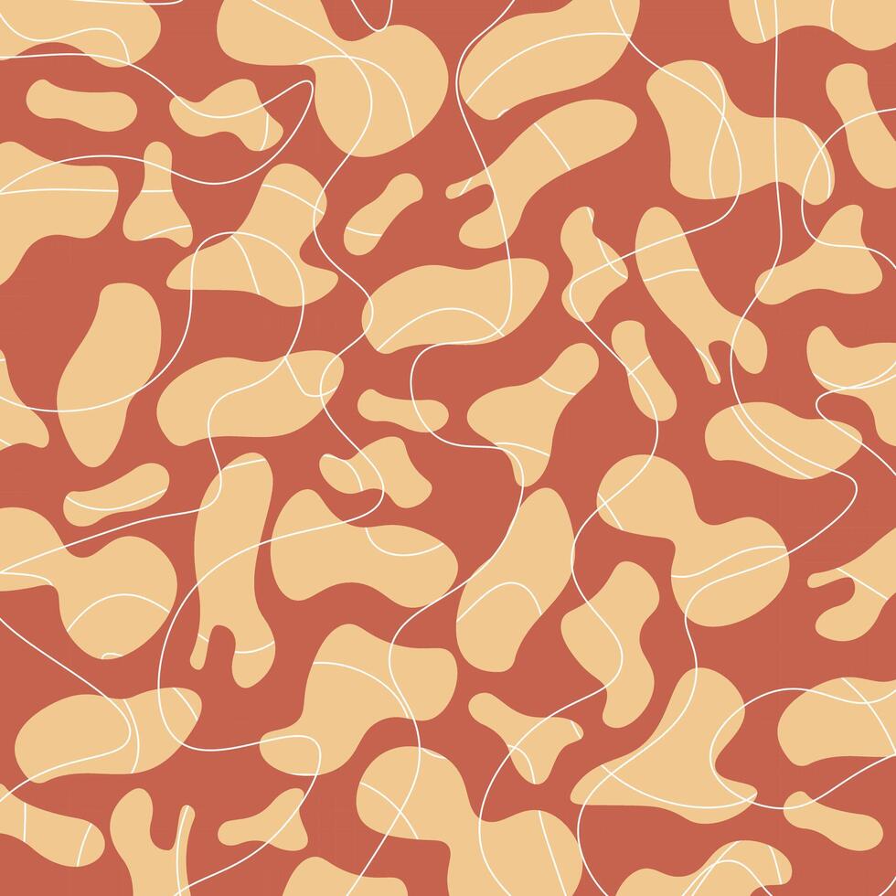 Abstract Terracotta Background Dynamic Shape vector
