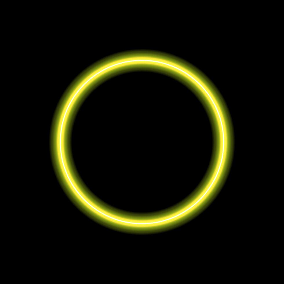 Abstract Circle Neon Background vector