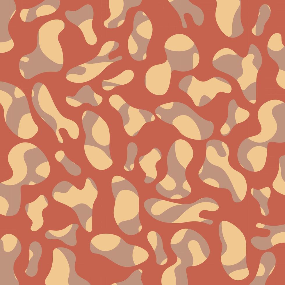 Abstract Terracotta Background Dynamic Shape vector