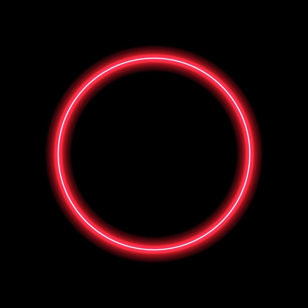Abstract Circle Neon Background vector