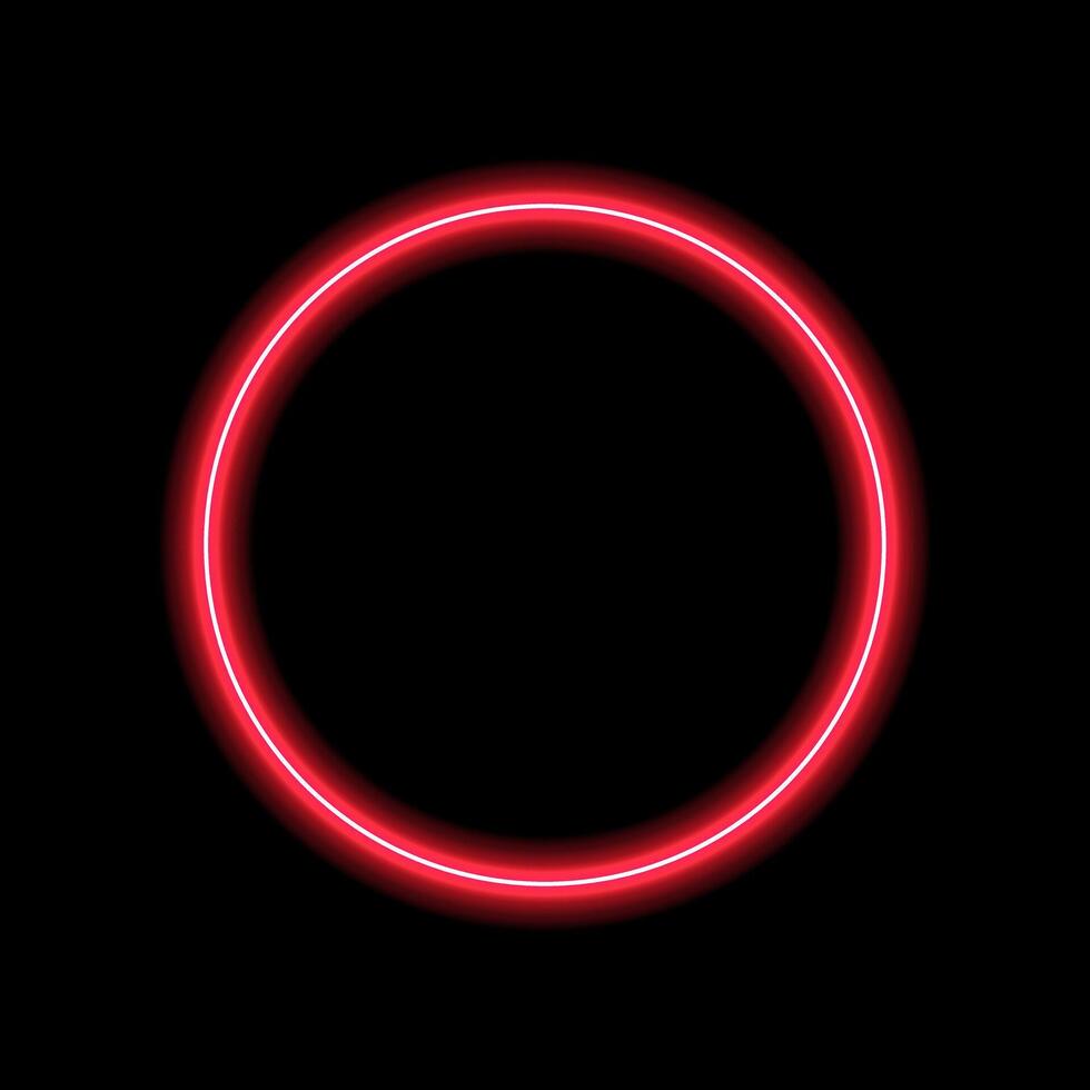 Abstract Circle Neon Background vector