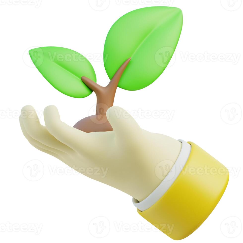 Reforestation 3D icon photo