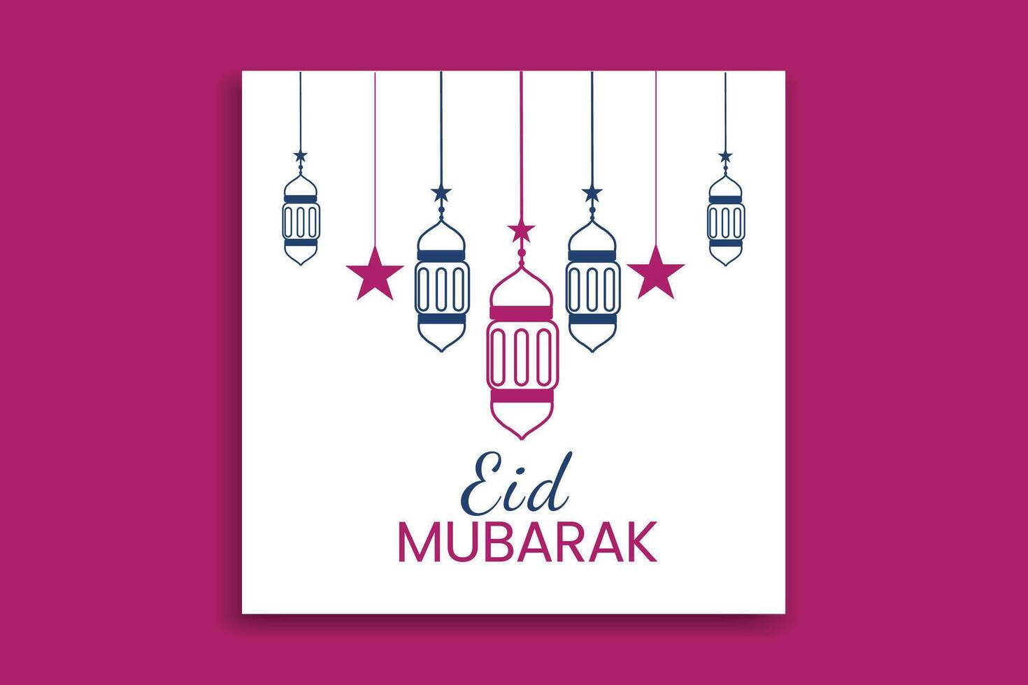 EID   MUBARAK  festival vector