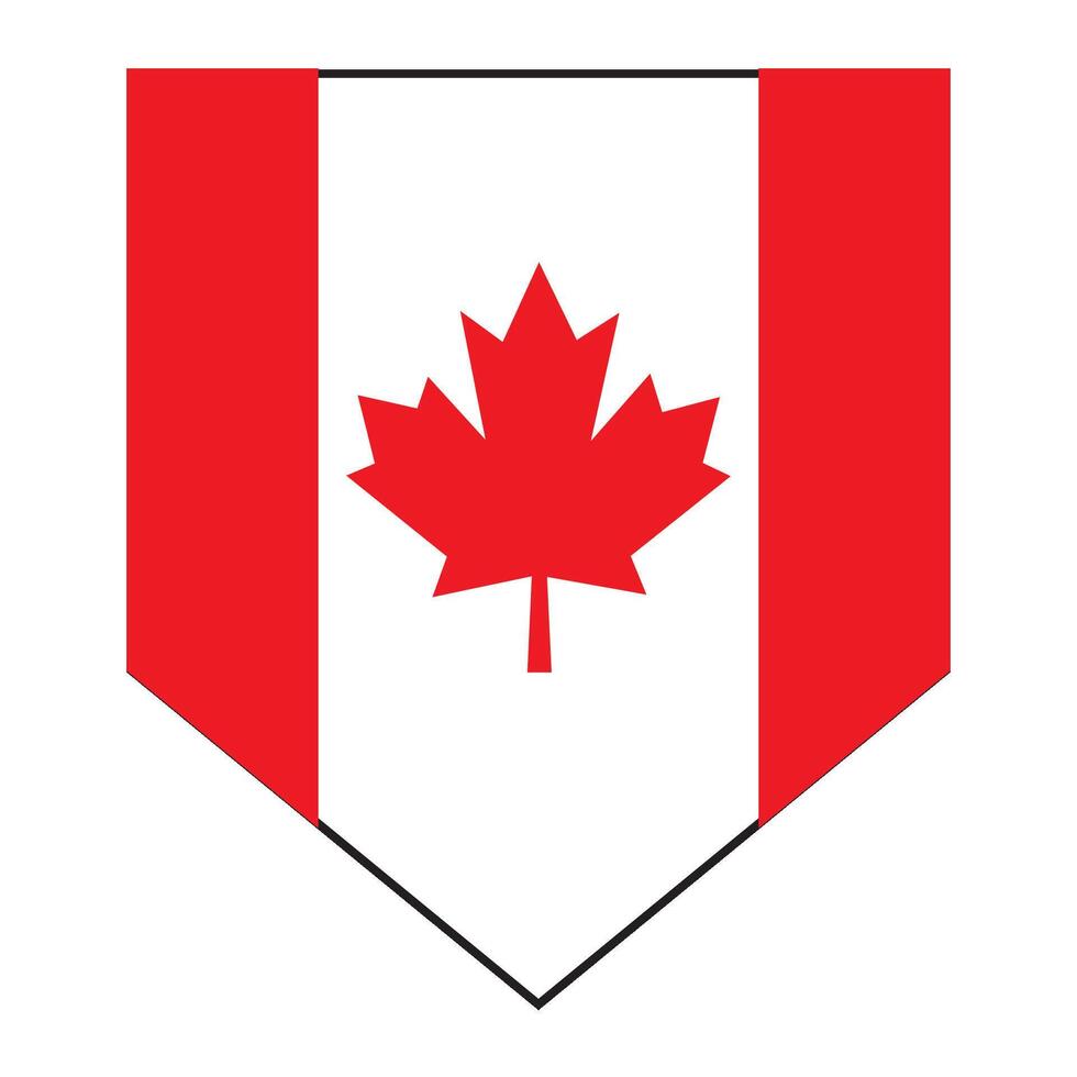 Canada national flag icon vector illustration design