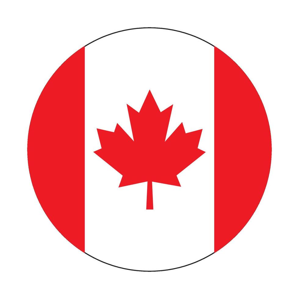 Canada national flag icon vector illustration design