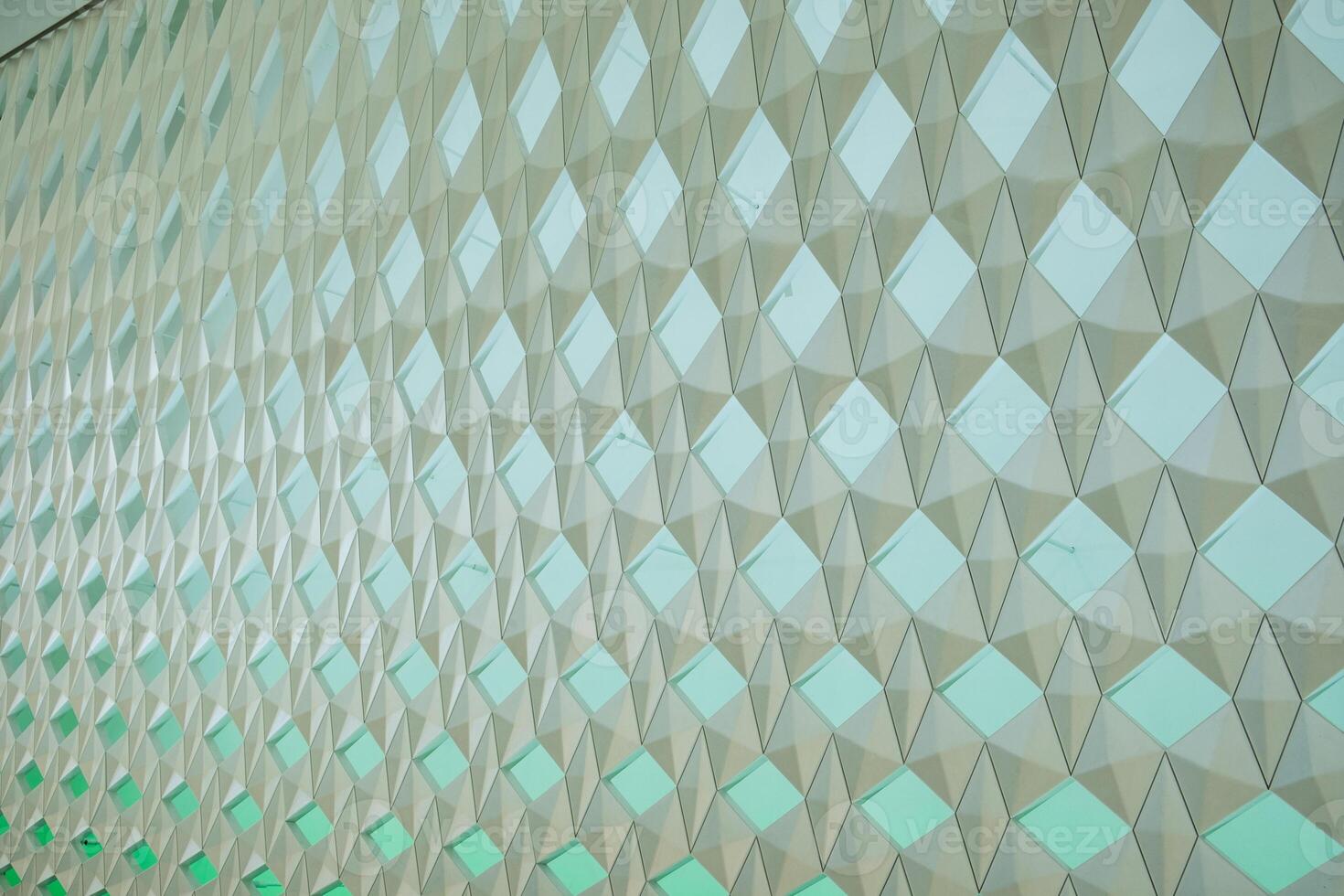 Abstract modern design of geometric seamless wall photo