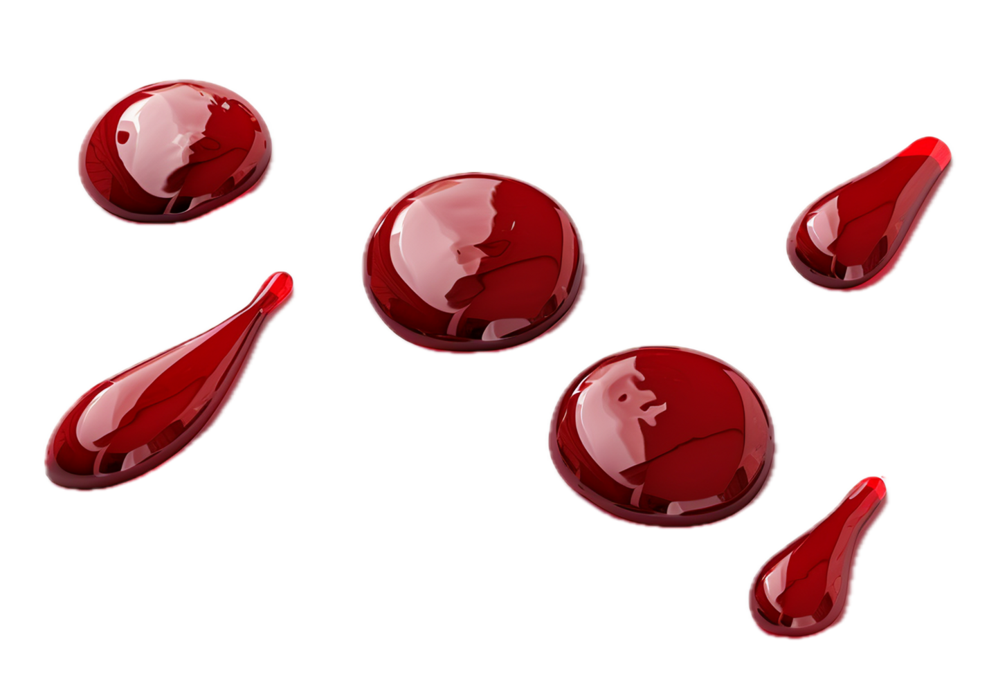 AI generated Artistic Red Liquid Droplet and Splash png