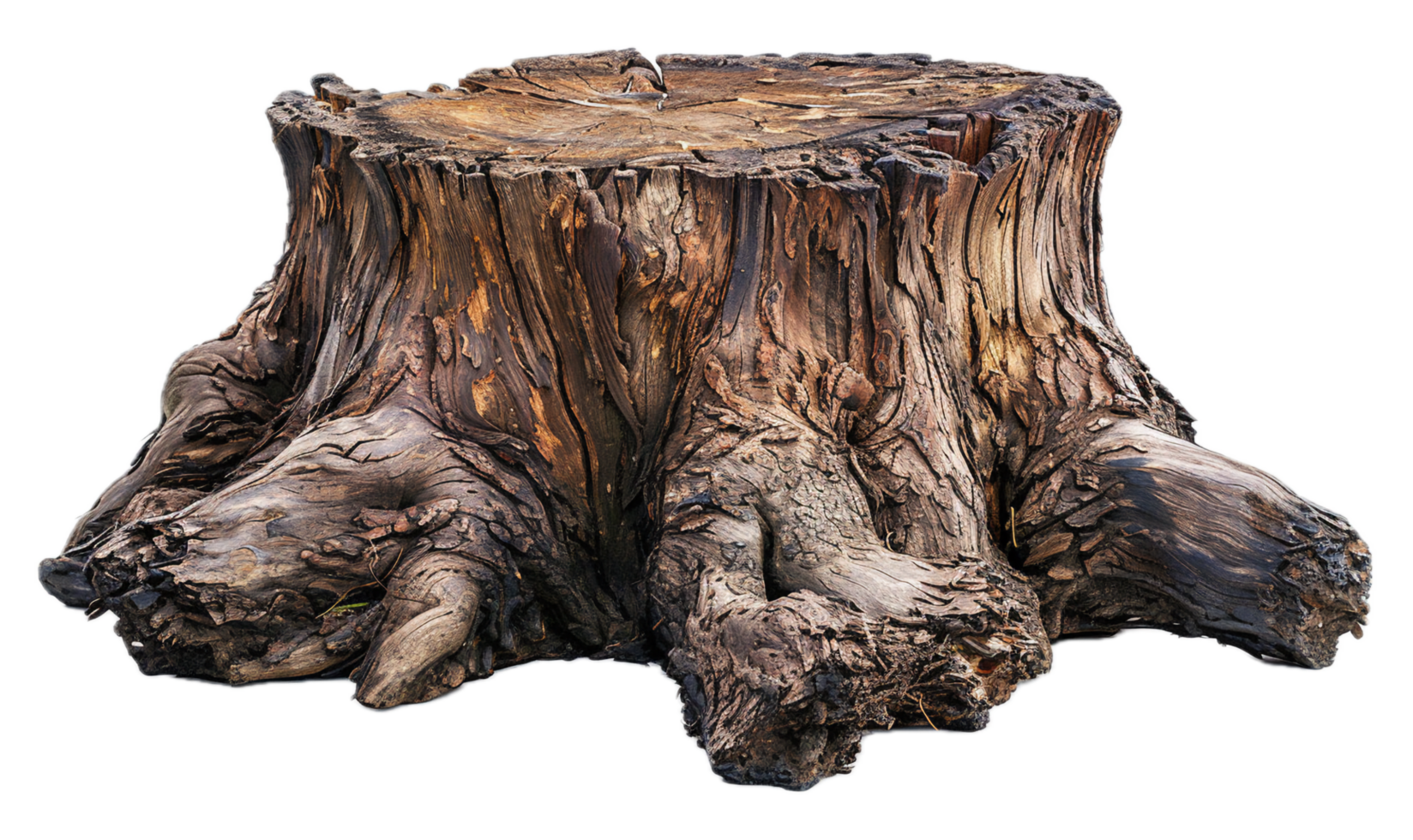 AI generated Ancient Tree Stump png