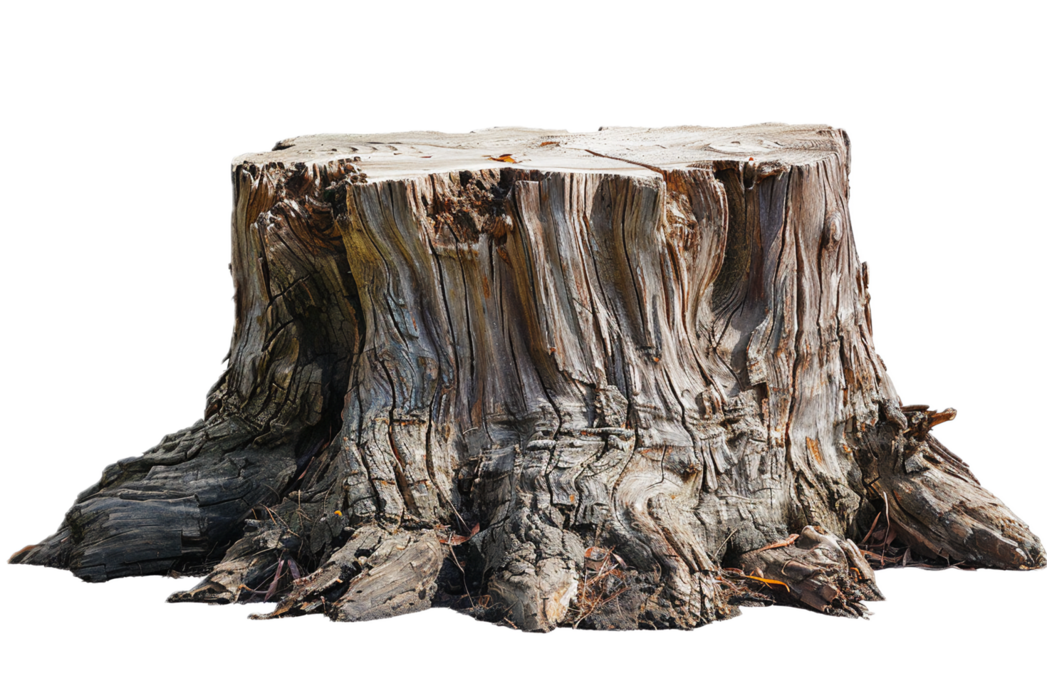 AI generated Ancient Tree Stump png