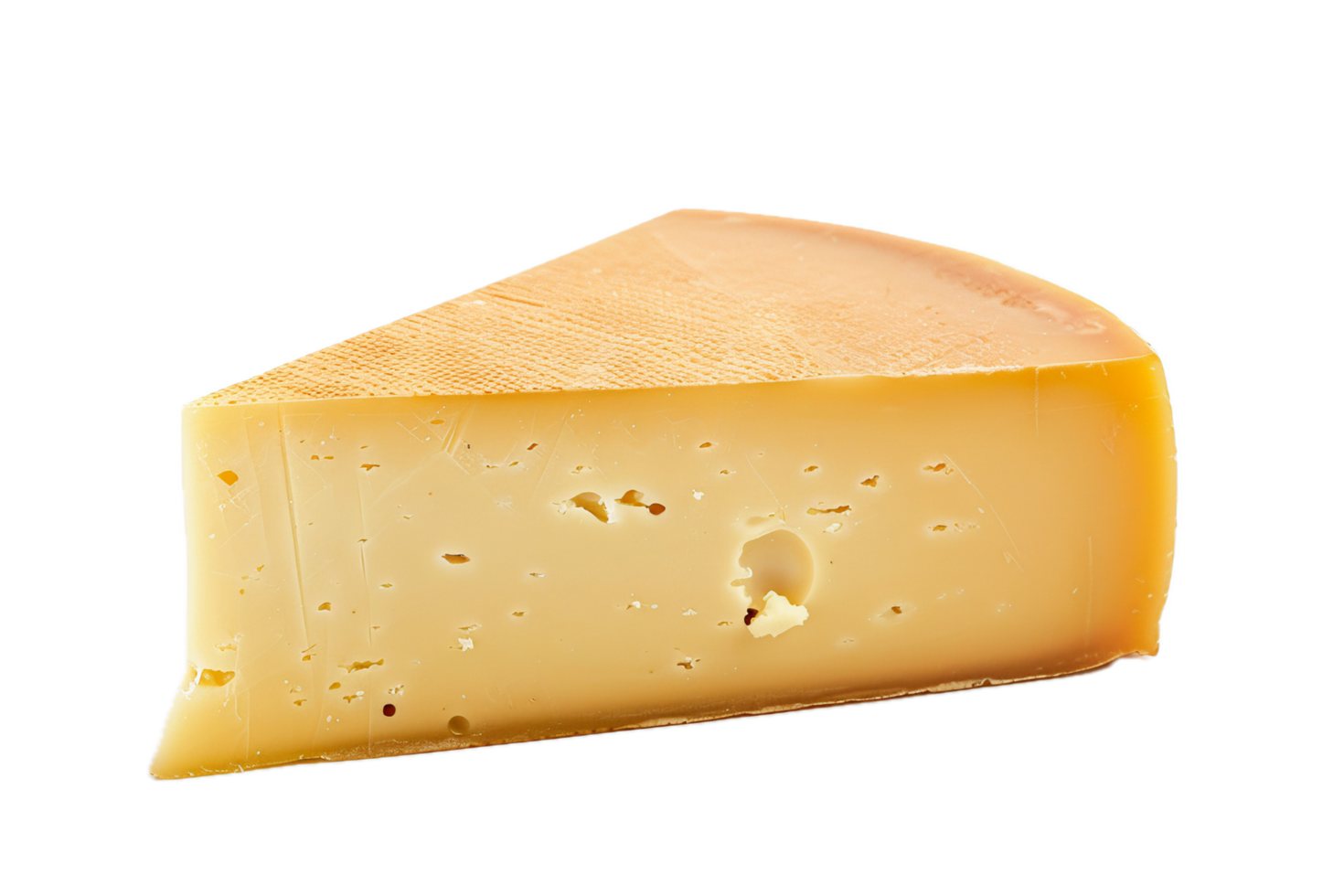AI generated Swiss Cheese Wedge png