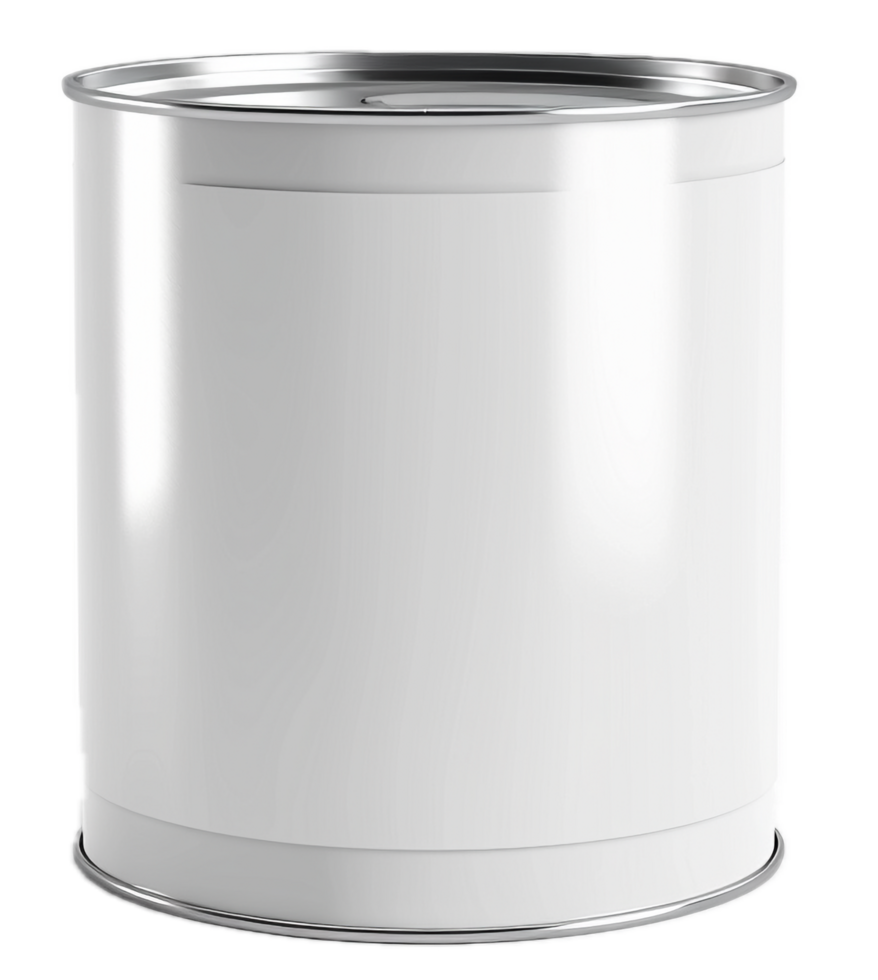 AI generated Blank Tin Can with Pull Tab on White png