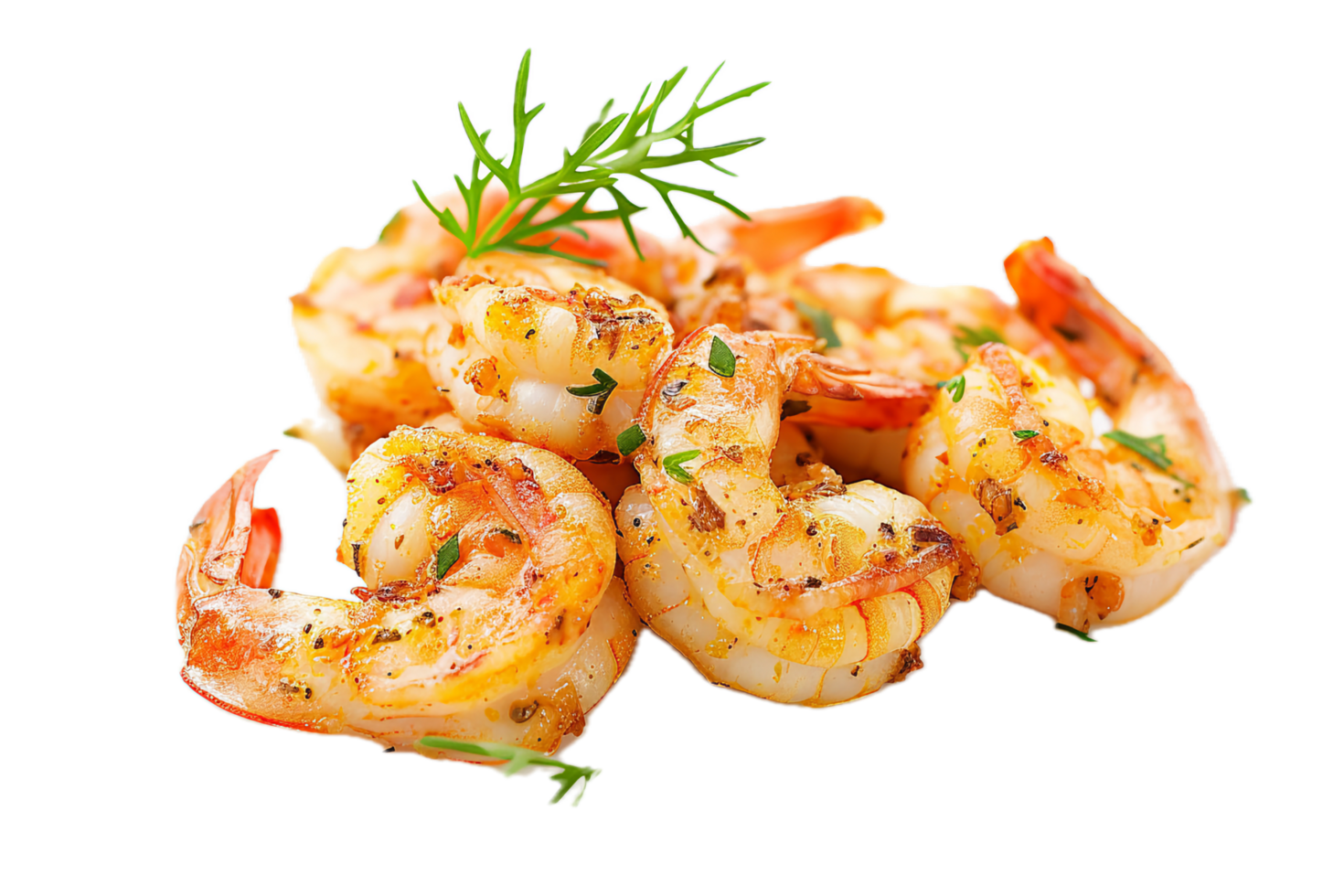 AI generated Cooked Shrimps png