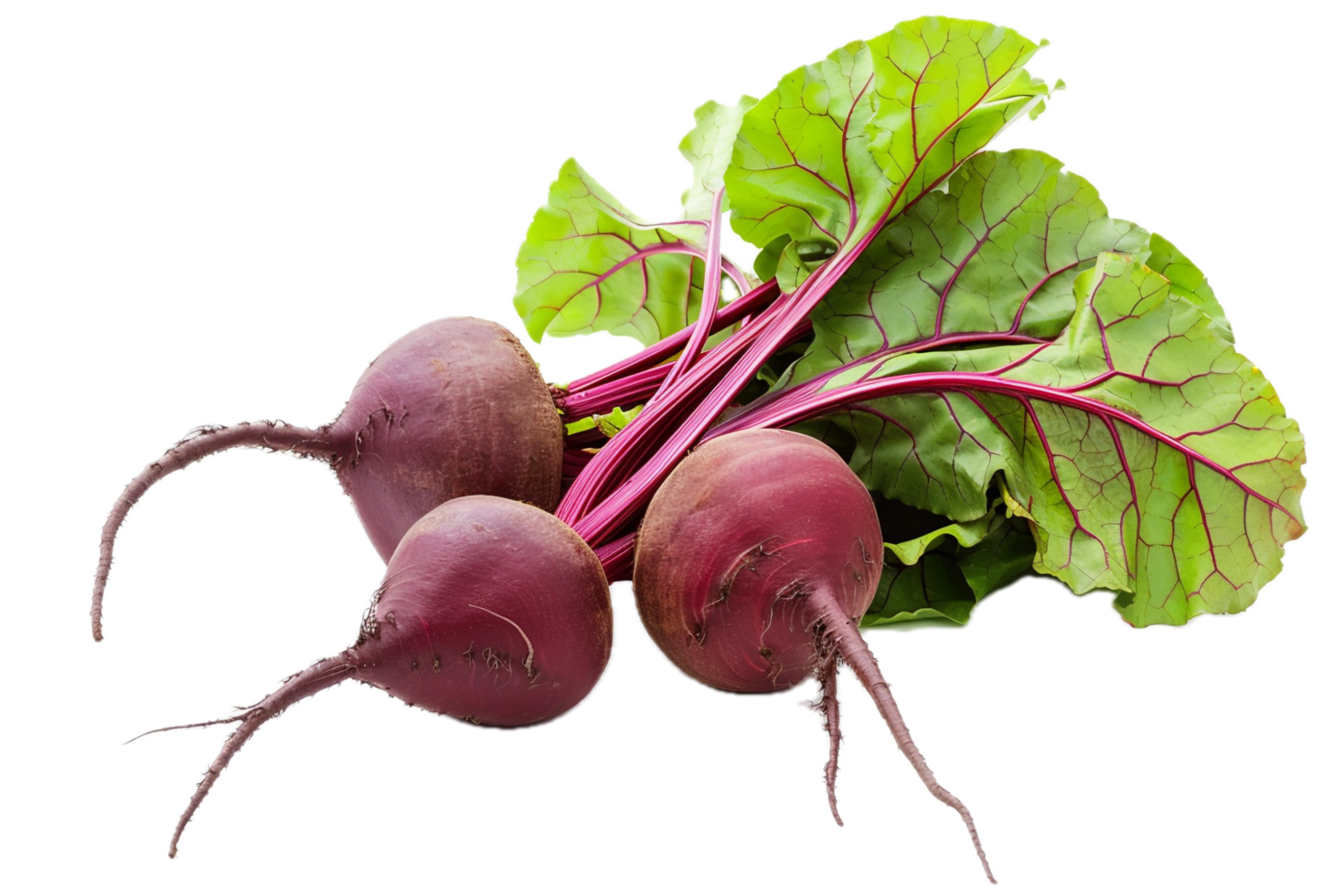 AI generated Fresh Beetroots with Leaves png 42654790 PNG