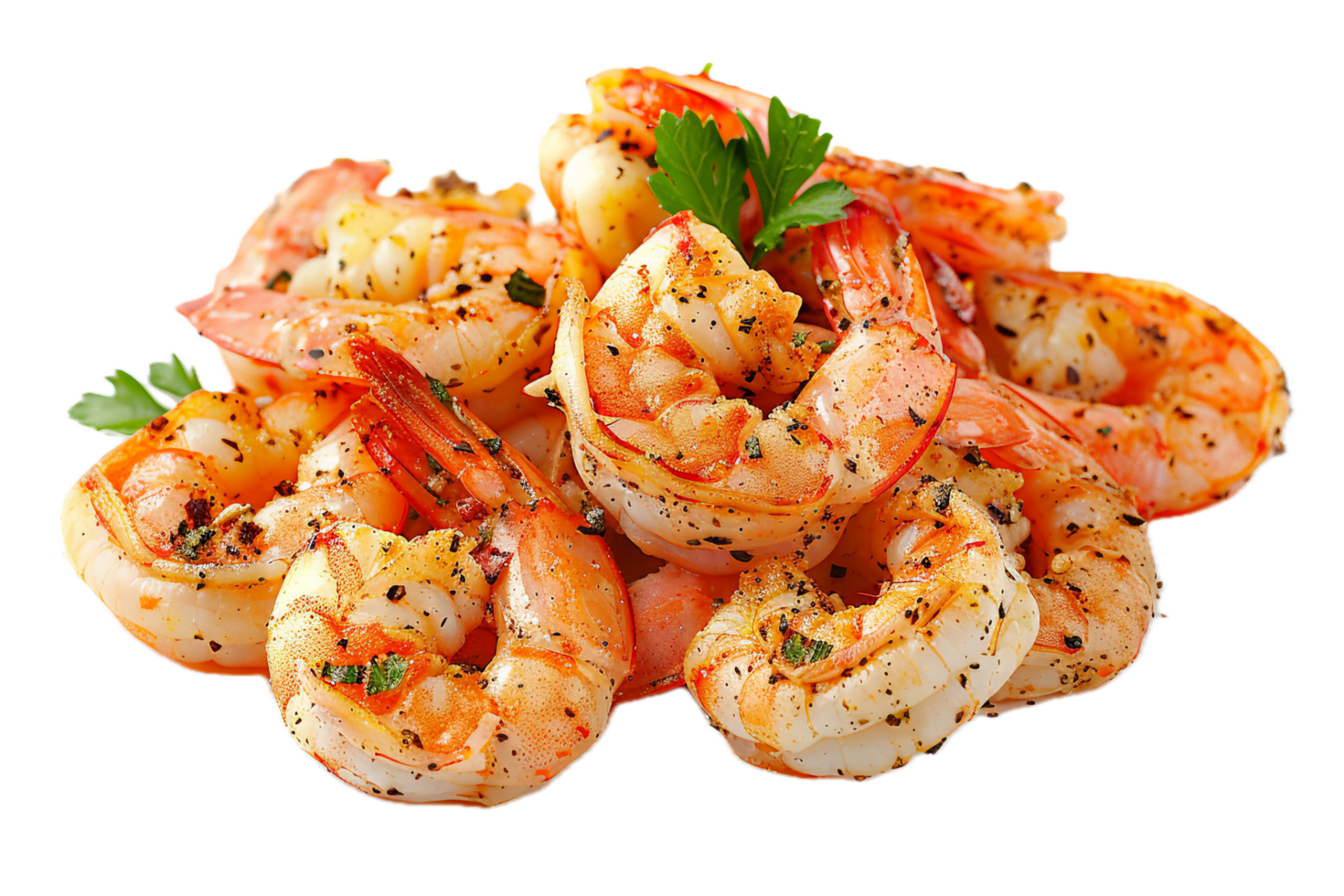 AI generated Cooked Shrimps png