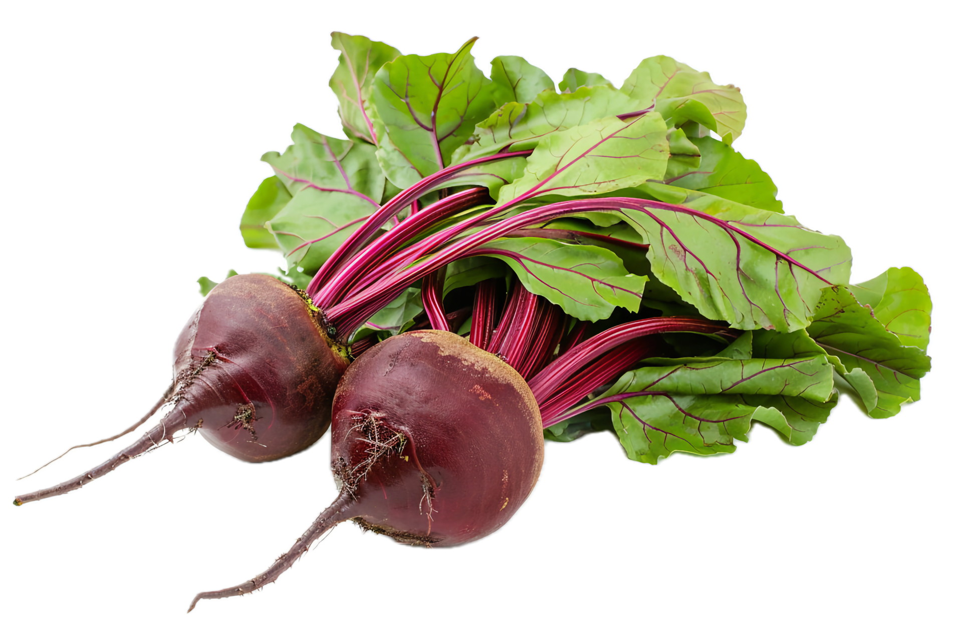AI generated Fresh Beetroots with Leaves png 42654832 PNG