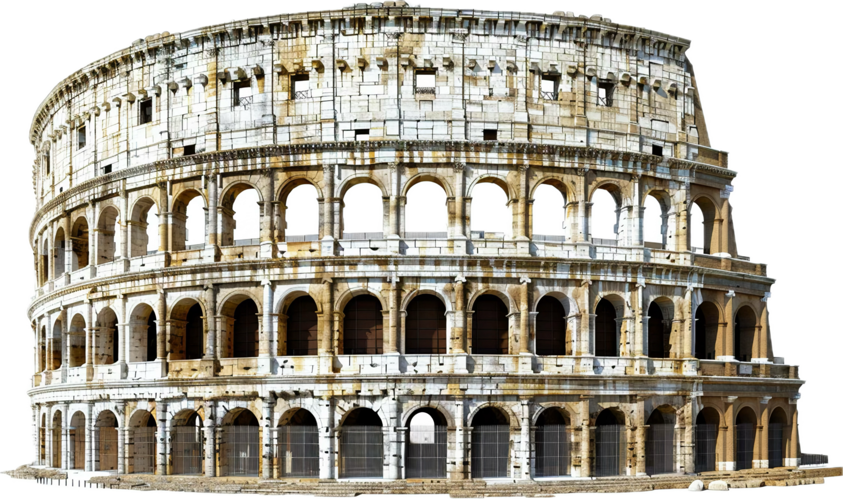AI generated Ancient Colosseum Structure png