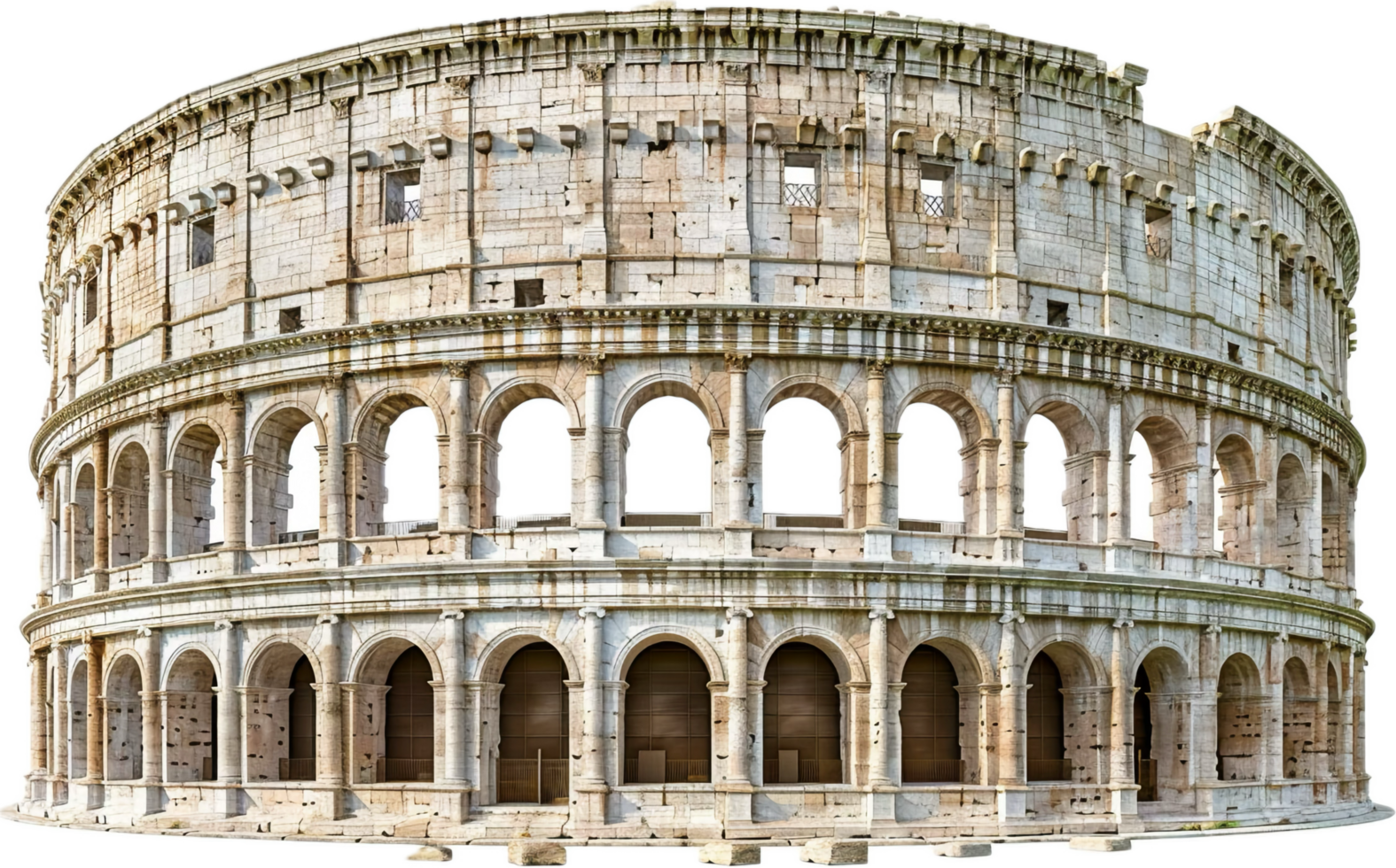 AI generated Ancient Colosseum Structure png