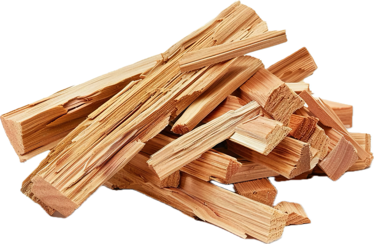 AI generated Pile of Natural Wood Kindling png