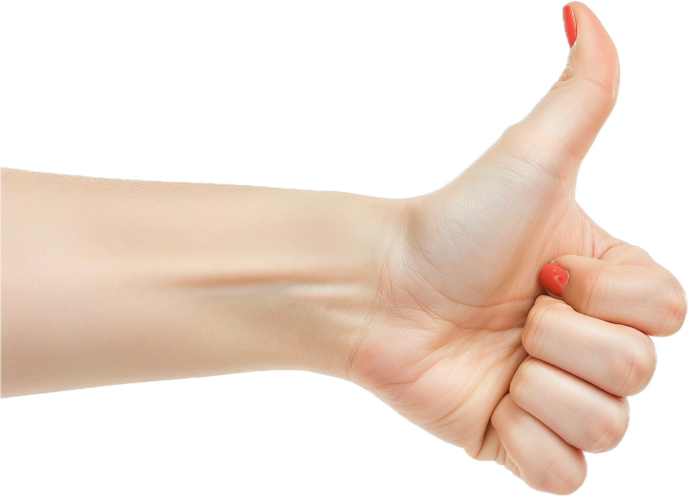 AI generated Human Hand Giving Thumbs Up png