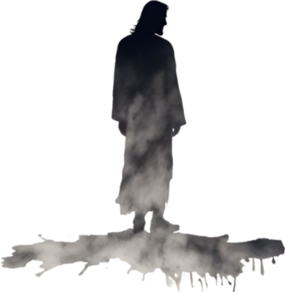 AI generated Watercolor painting of Jesus Christ in an impressionist style. png