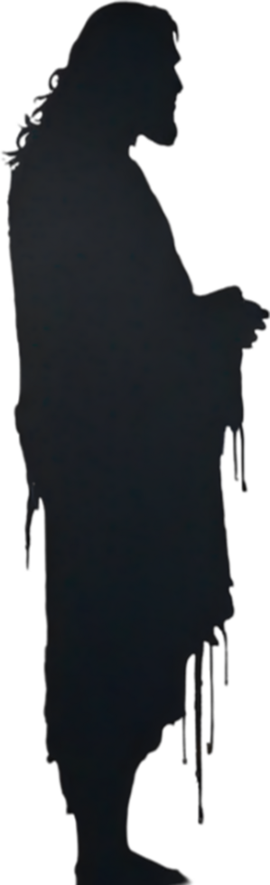AI generated Watercolor painting of Jesus Christ in an impressionist style. png