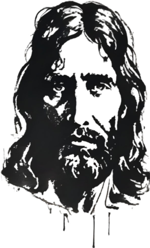 AI generated Watercolor painting of Jesus Christ in an impressionist style. png