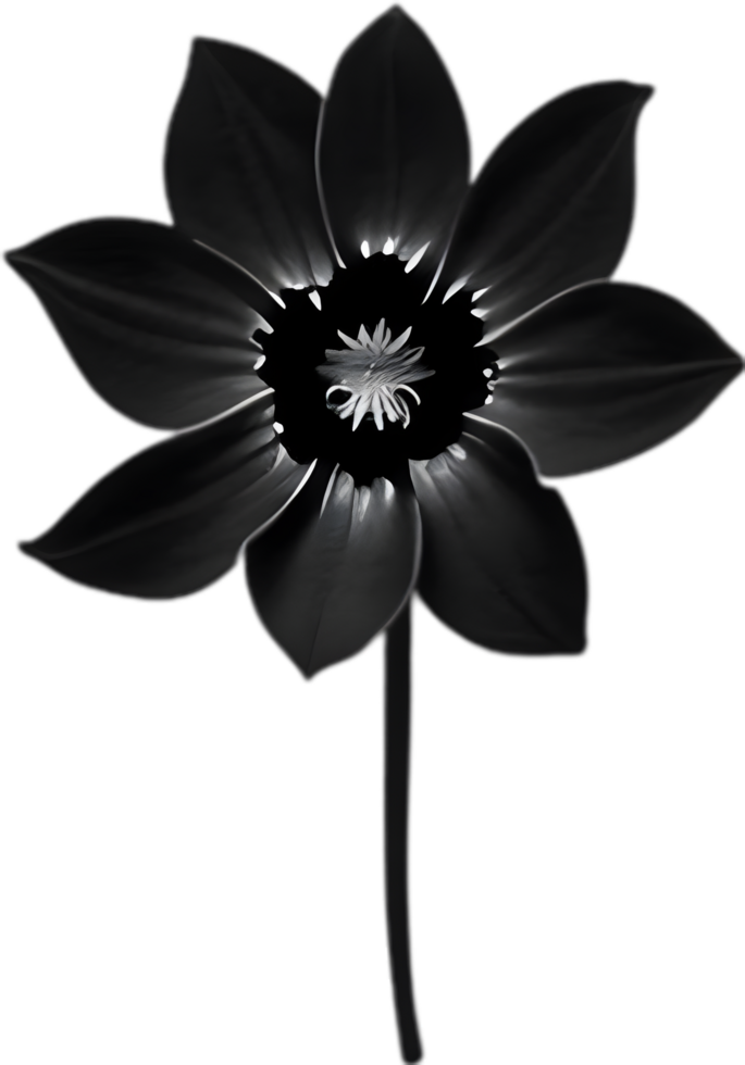 AI generated Nightshade Flowers, Close-up painting of Nightshade Flowers. png