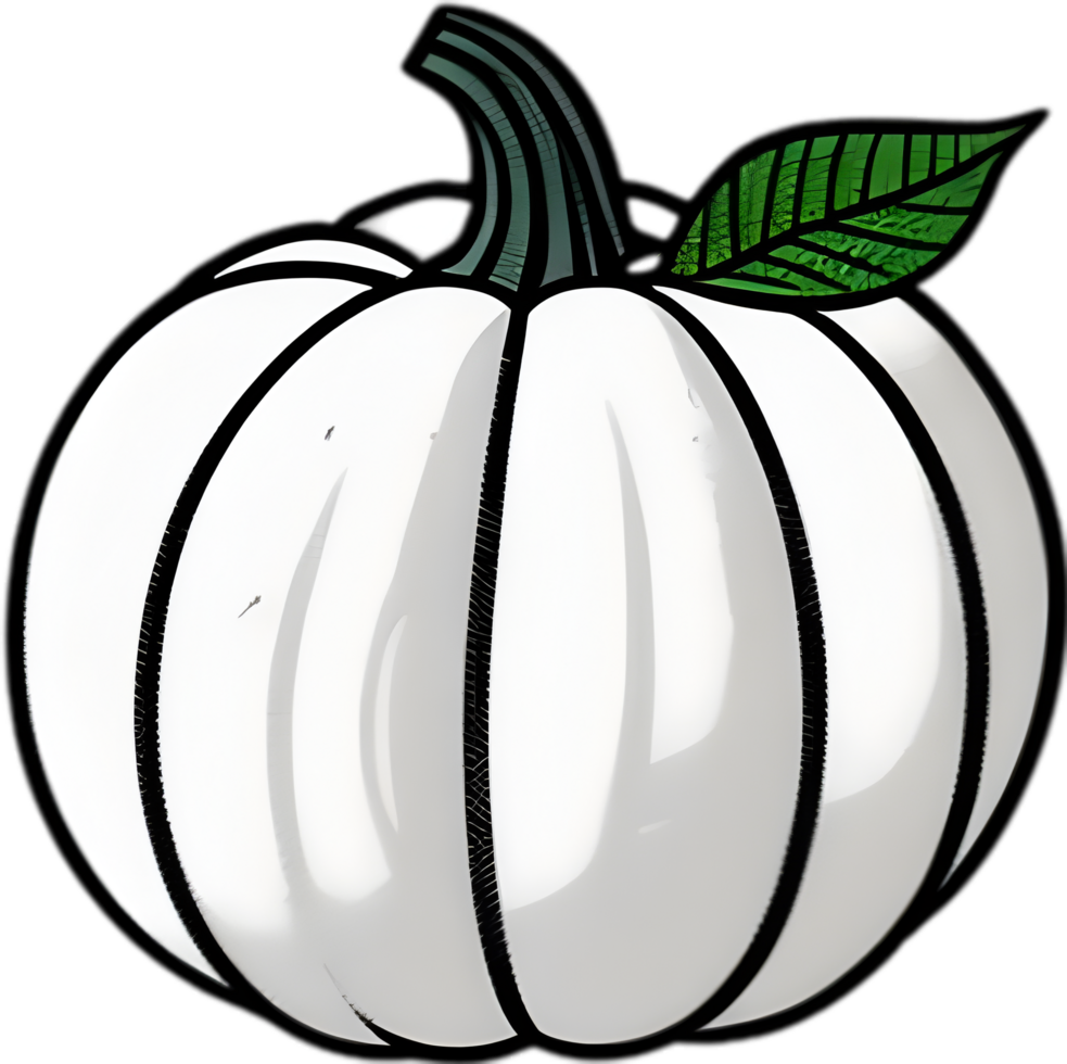 AI generated Pumpkin icon, a close-up painting of a pumpkin. png