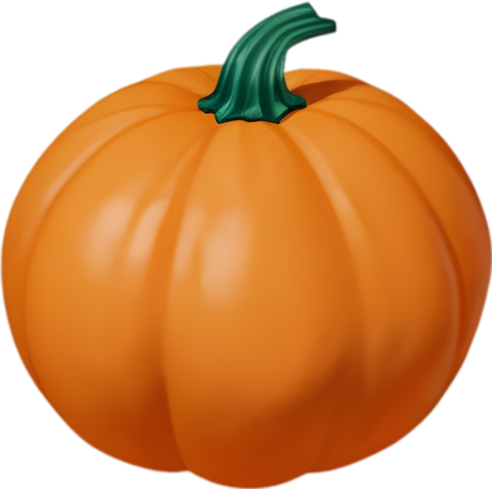 AI generated Pumpkin icon, a close-up painting of a pumpkin. png