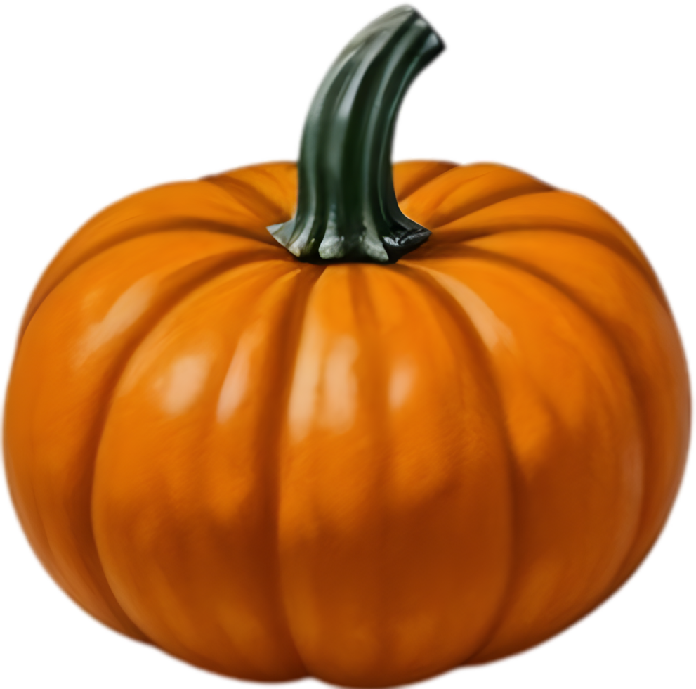 AI generated Pumpkin icon, a close-up painting of a pumpkin. png