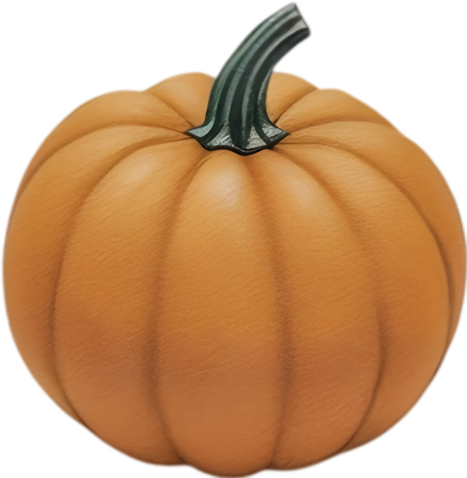 AI generated Pumpkin icon, a close-up painting of a pumpkin. png