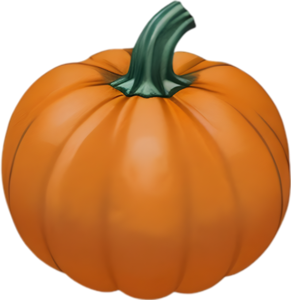 AI generated Pumpkin icon, a close-up painting of a pumpkin. png