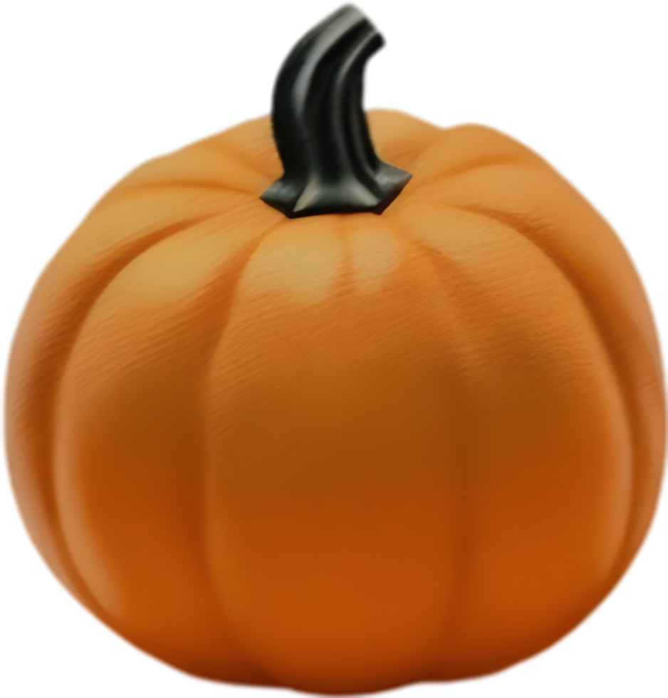 AI generated Pumpkin icon, a close-up painting of a pumpkin. png